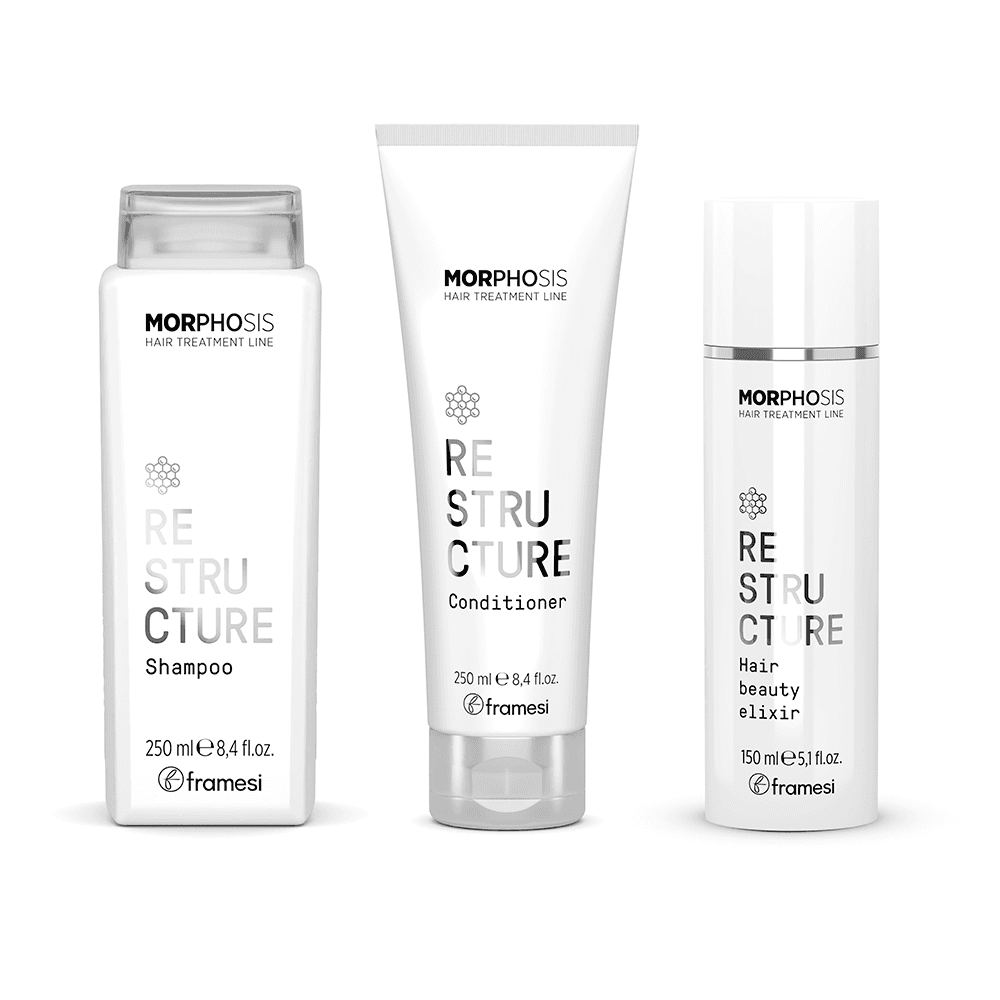 KIT RESTRUCTURE SHAMPOO + ACOND. + ELIXIR - Imagen 1